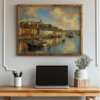 Kinsale Harbour Sailboat Irish print – wall mockup 5