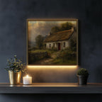 Red door cottage Irish print – mockup 5