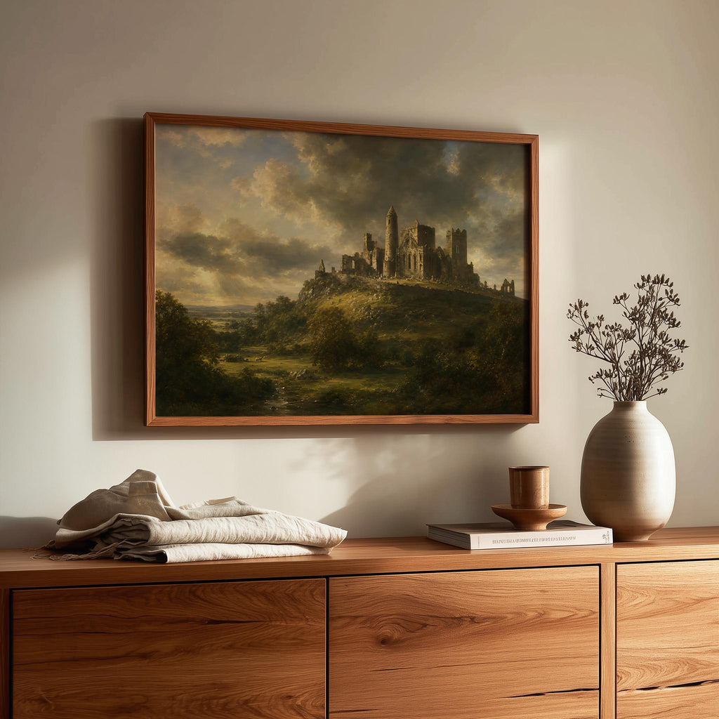 Rock of Cashel Irish print – mockup 2
