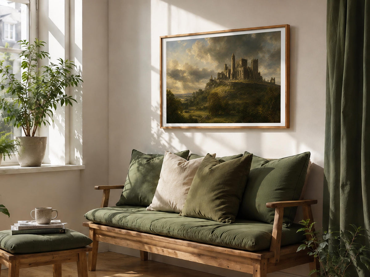Rock of Cashel Irish print – mockup 7