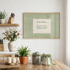 Shamrock Irish Blessing Irish print – room mockup 1