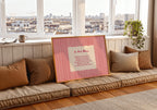 Red Stripe Irish Blessing Irish print – room mockup 5