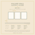 Shamrock, Claddagh and harp verdigris Irish print set – wall mockup 8