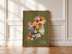 Fáilte Floral Bouquet Irish print – room mockup 1