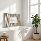 An bhfuil cead agam dul go dtí an leithreas Irish print – wall mockup 5