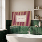 An bhfuil cead agam dul go dtí an leithreas Irish print – wall mockup 4