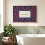 Nigh Do Lámha stamp Irish print – wall mockup 3