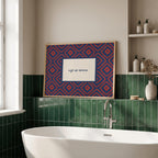 Nigh Do Lámha stamp Irish print – wall mockup 6