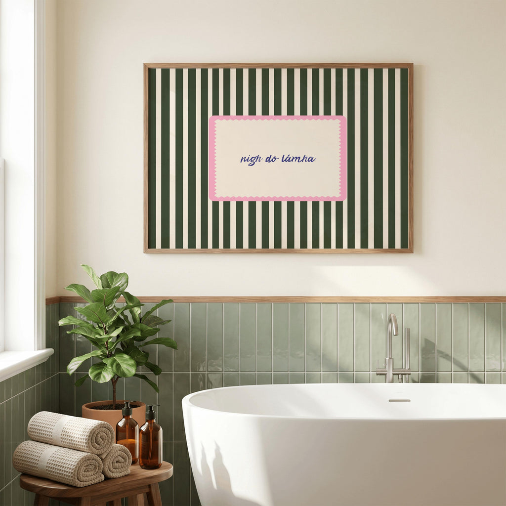 Nigh Do Lámha Irish print – mockup 2