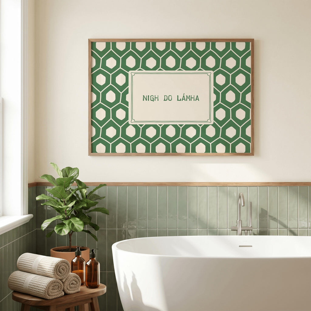 Nigh Do Lámha Irish print – mockup 2