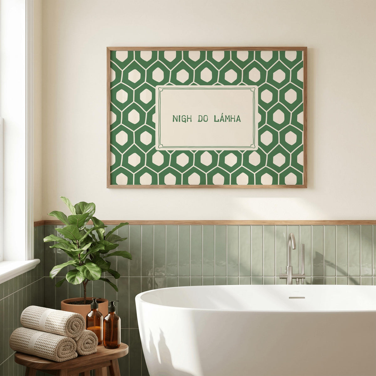 Nigh Do Lámha Irish print – mockup 2