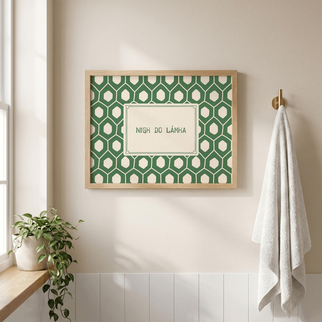 Nigh Do Lámha Irish print – mockup 4