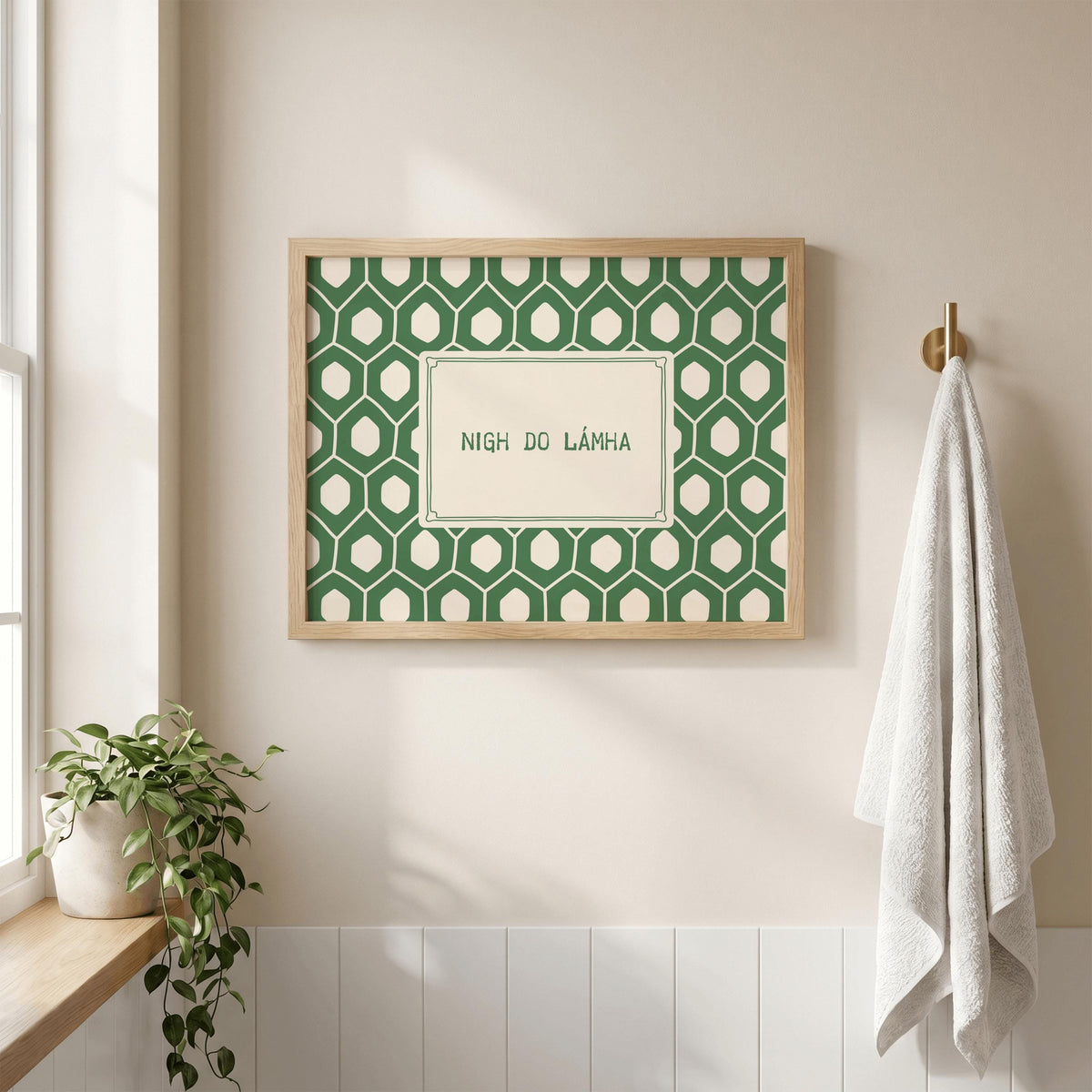 Nigh Do Lámha Irish print – mockup 4