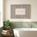 Tá Tú Go Hálainn scalloped Irish print – wall mockup 6