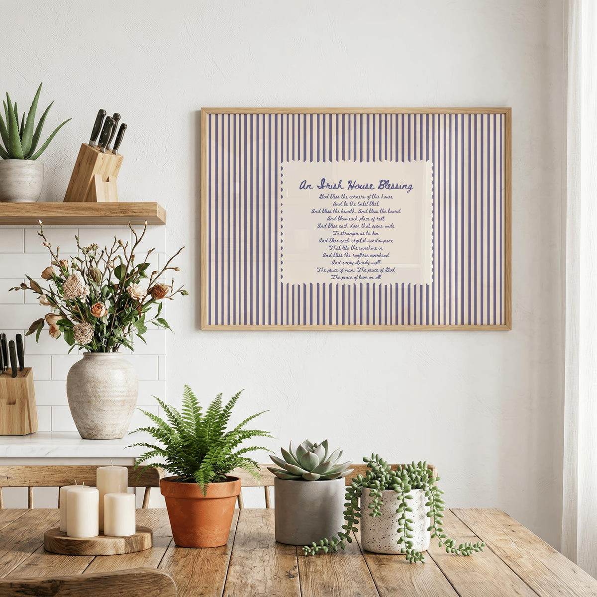 Irish House Blessing Farmhouse print – photo 3