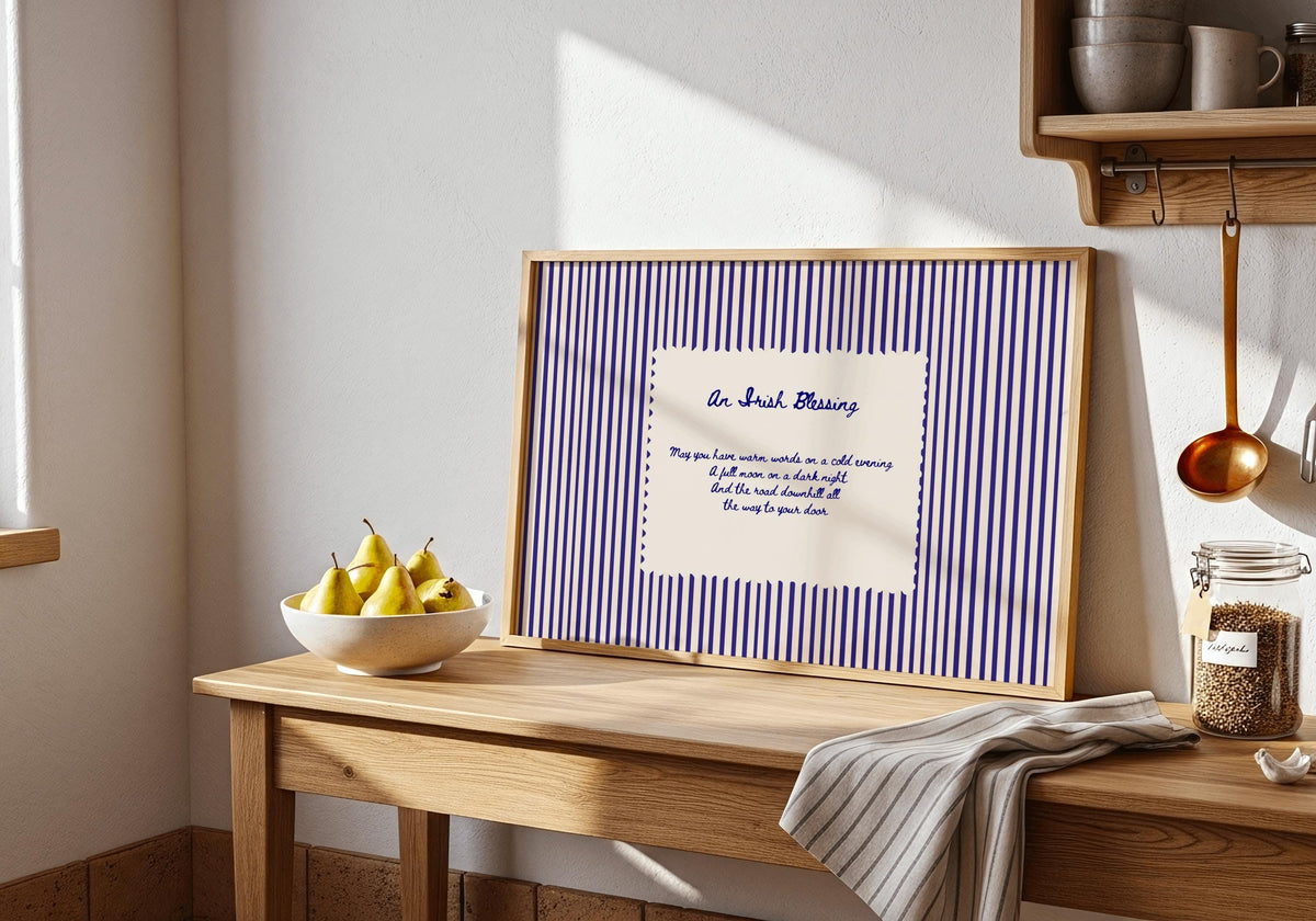 Irish Blessing Handlettered print – photo 6