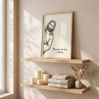 Chonaic mé sin a chara cartoon Irish print – wall mockup 1
