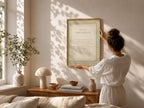 Irish Wedding Blessing Irish print – wall mockup 1