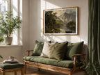 Killarney Upper Lake oil painting Irish print – wall mockup 5