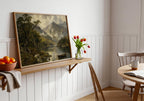 Killarney Upper Lake oil painting Irish print – wall mockup 6