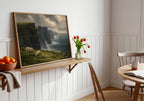 Cliffs of Moher Sheep Landscape Irish print – wall mockup 7
