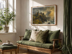 Dunluce Castle Irish print – wall mockup 5