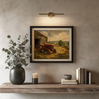 Red tractor Irish print – mockup 9