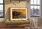 Cliffs of Moher Sunset Irish print – wall mockup 1