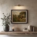 Vintage rooster Irish print – mockup 3