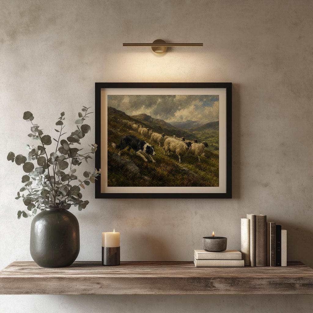 Shepherd dog Irish print – mockup 3