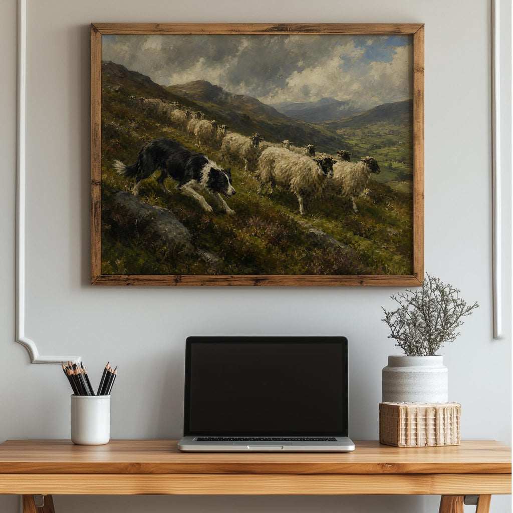 Shepherd dog Irish print – mockup 6