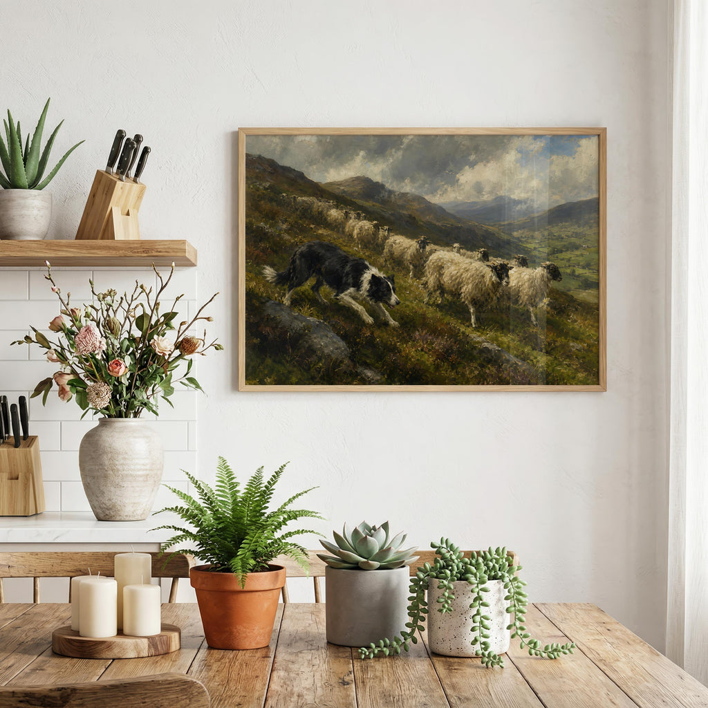 Shepherd dog Irish print – mockup 7