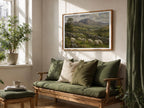 Irish sheep valley landscape Irish print – wall mockup 7