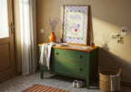 Caife le do thoil checkerboard Irish print – wall mockup 4