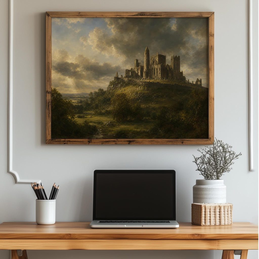 Rock of Cashel Irish print – mockup 5