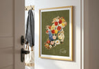 Fáilte Floral Bouquet Irish print – room mockup 2