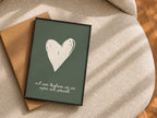 Níl aon leigheas ar an ngrá heart Irish print – wall mockup 3