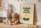 Codladh Sámh Mo Stór Moon on Water Irish print – wall mockup 3