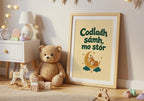 Codladh Sámh Mo Stór Irish print – wall mockup 3