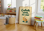 Codladh Sámh Mo Stór Irish print – wall mockup 7
