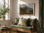 Brandon Peak Dingle vintage Irish oil painting print – wall mockup 8