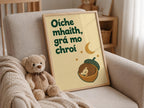 Oíche Mhaith phrase print – mockup 6