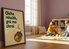 Oíche Mhaith phrase print – mockup 9