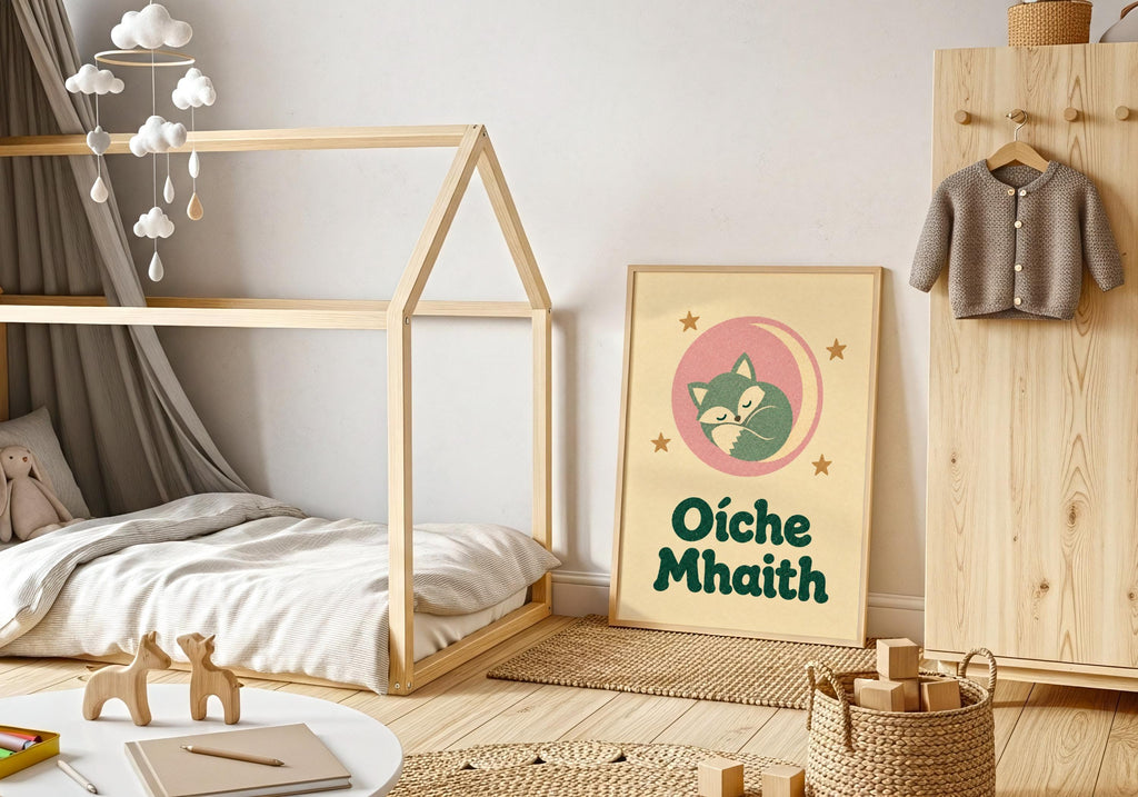Oíche Mhaith fox print – mockup 8
