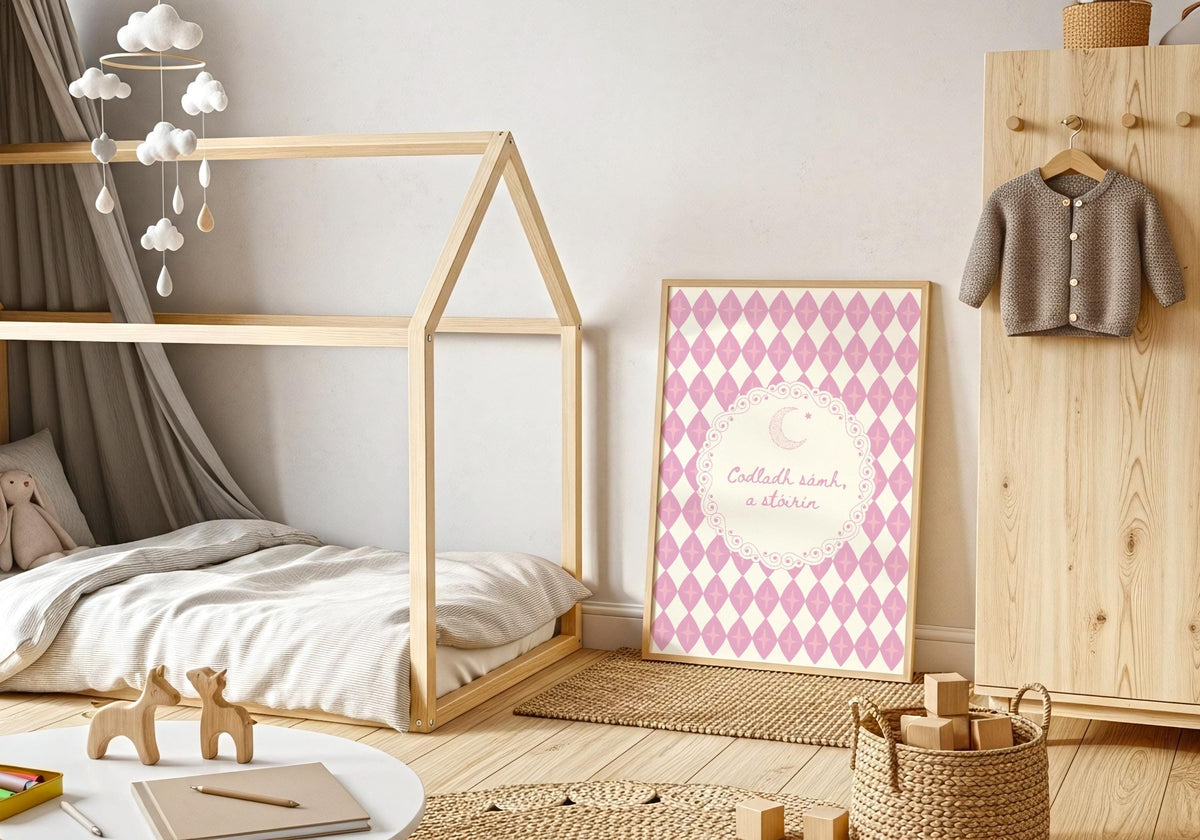 Codladh Sámh nursery print – mockup 6