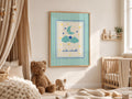 Oíche Mhaith Moon Cloud Irish print – wall mockup 1