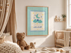 Oíche Mhaith Moon Cloud Irish print – wall mockup 1