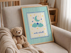 Oíche Mhaith Moon Cloud Irish print – wall mockup 3