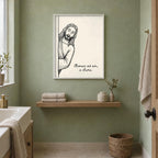 Chonaic mé sin a chara cartoon Irish print – wall mockup 5