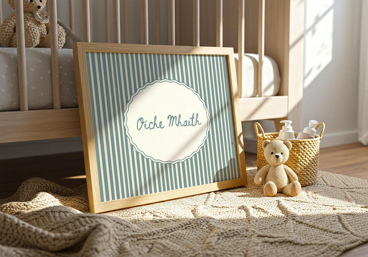 Oíche Mhaith striped print – mockup 3